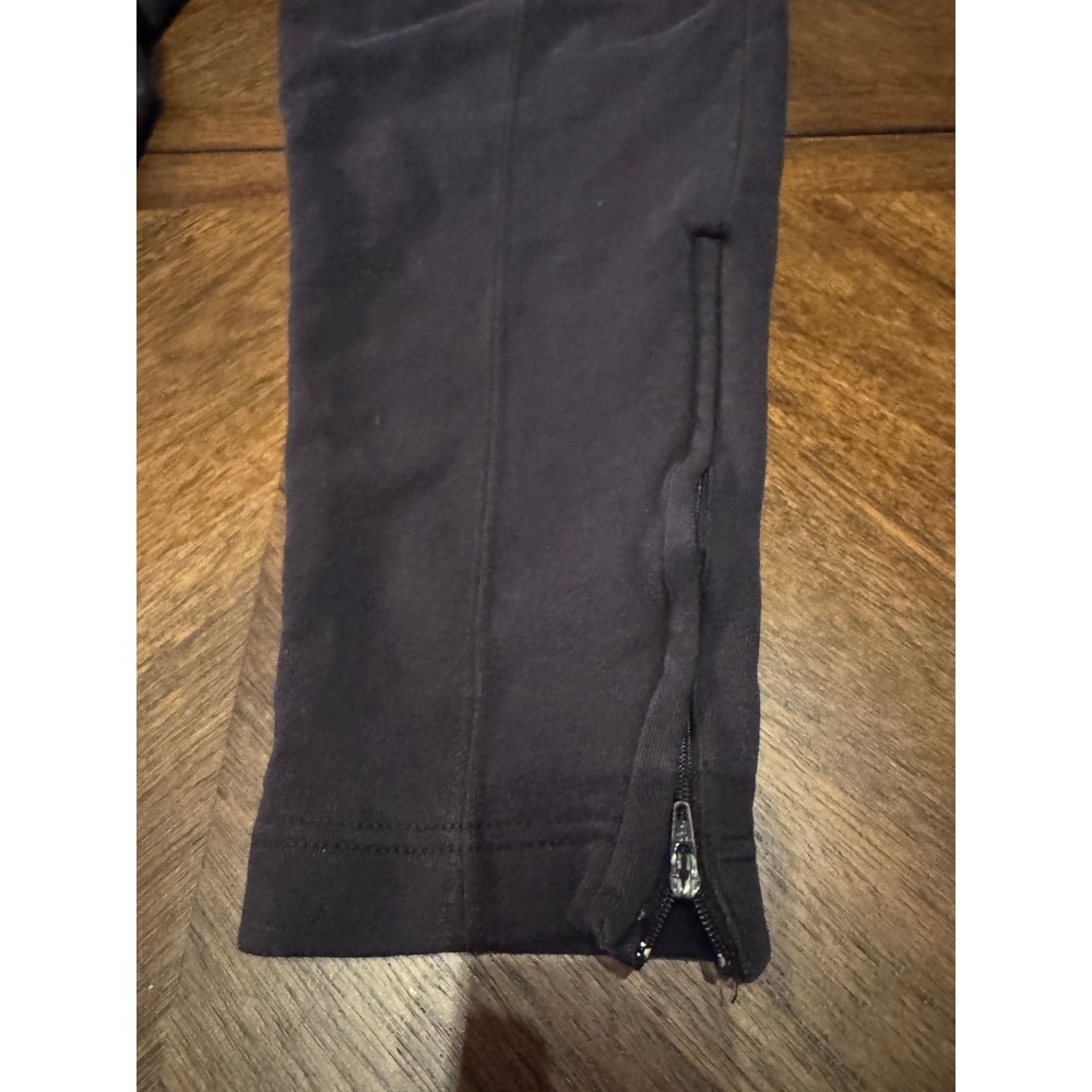 Nike Black Sweatpants Athletic Joggers Zip Ankle Men's Medium |Q1 - Picture 3 of 6